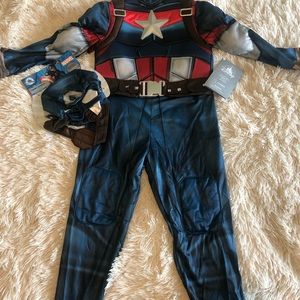 NWT Disney Parks Marvel Captain America Costume